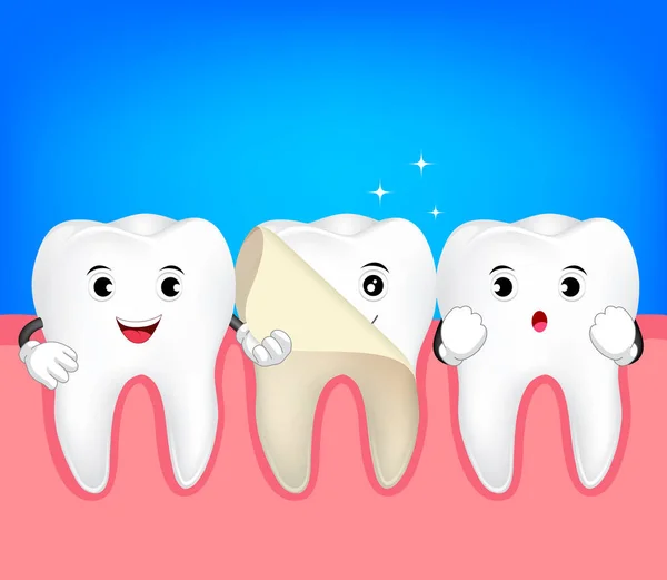 Отбеливание зубов . — стоковый вектор