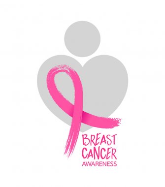 Erkek olan grafik pembe kurdele simgesi. 