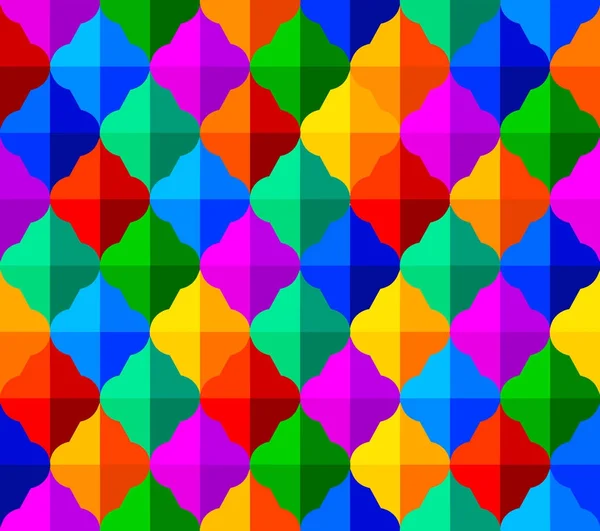 Geometryczne kolorowy wzór. — Wektor stockowy