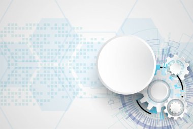 Vektör arka plan teknoloji kavramı.