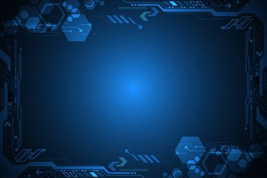 Vektör arka plan teknoloji yenilik geleceğin.