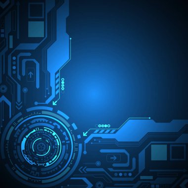 Vektör arka plan teknoloji yenilik geleceğin.