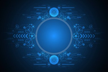 Vektör arka plan teknoloji yenilik geleceğin.