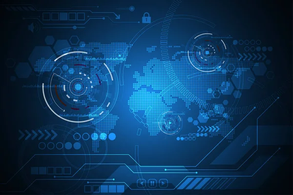 Vektör arka plan teknoloji yenilik geleceğin.