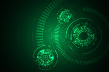 Vektör arka plan teknoloji yenilik geleceğin.