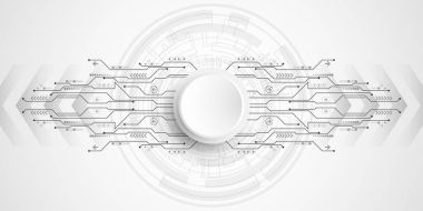 Vektör arka plan teknoloji devre kavramı.