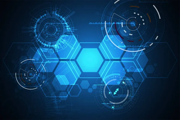 Vektör arka plan teknoloji yenilik geleceğin.