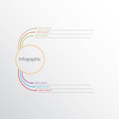Detaylı raporlar için kullanılan vektör bilgi şablonları. 6 konunun hepsi.
