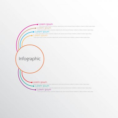 Detaylı raporlar için kullanılan vektör bilgi şablonları. 7 konunun hepsi.