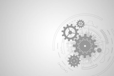 Vektör arka plan teknoloji kavramı.