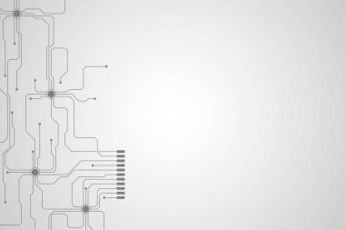 Vektör arka plan teknoloji devre tasarımı.