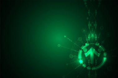 Vektör arka plan teknoloji yenilik geleceğin.