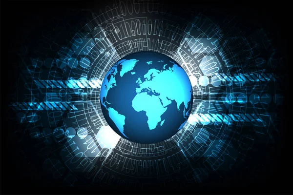 Vektör arka plan teknoloji yenilik gelecekteki dünya.