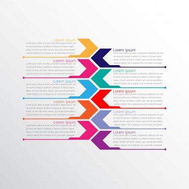 Detaylı raporlar için kullanılan vektör bilgi şablonları. Tüm 10 başlık.