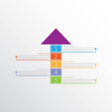 Detaylı raporlar için kullanılan vektör bilgi şablonları. 5 konunun hepsi.