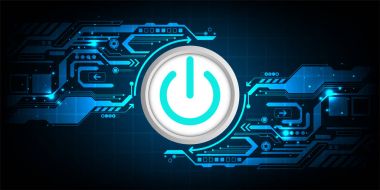 Açılış ve kapanış sistem için elektronik anahtar.