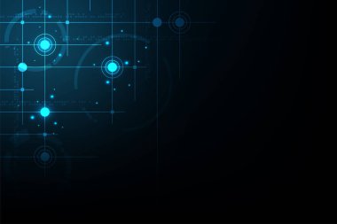 Devre şeması şeklinde vektör teknolojisi.