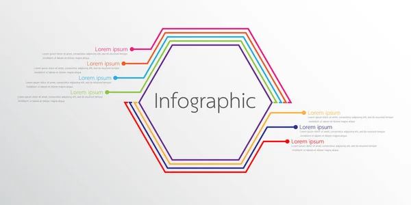 Modèles Infographie Vectorielle Utilisés Pour Les Rapports Détaillés Tous Les — Image vectorielle