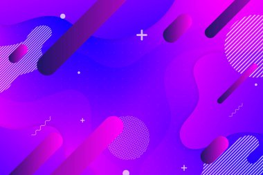 Sıvı, dalgalı şekil ve renk ayrımında oranları ve bileşenleri olan renkli bir arkaplan.