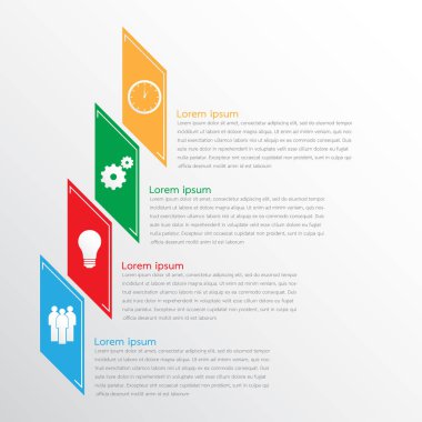 Detaylı raporlar için kullanılan vektör bilgi şablonları. 4 konunun hepsi.
