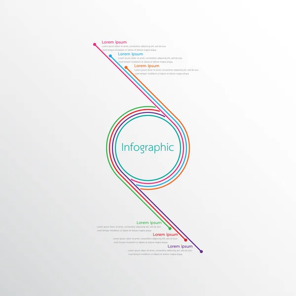 Modèles Infographie Vectorielle Utilisés Pour Les Rapports Détaillés Tous Les — Image vectorielle