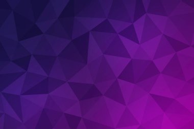 Üçgen şekilleri bileşen olarak kullanan çokgen soyut arkaplan vektörü.