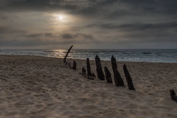 Naufragio di Trinculo al tramonto — Foto Stock