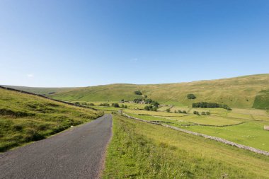 Küçük bir köy Yorkshire dales
