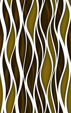 soyut dalgalar süsleme, kıvırcık arka plan, şık grafik tasarım ile Seamless zeytin yeşili modeli