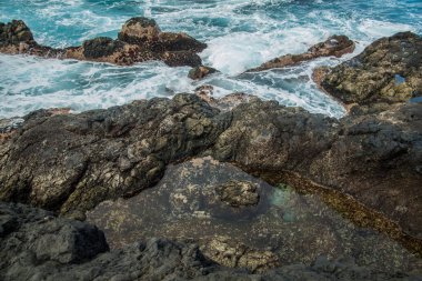 Garachico doğal su havuzlarında