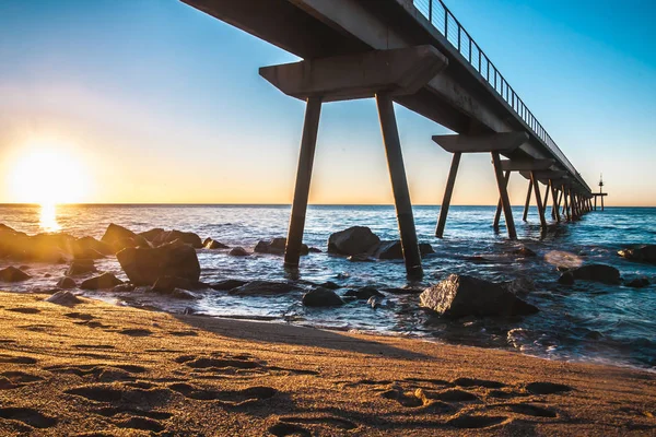 Alba sul mare — Foto Stock