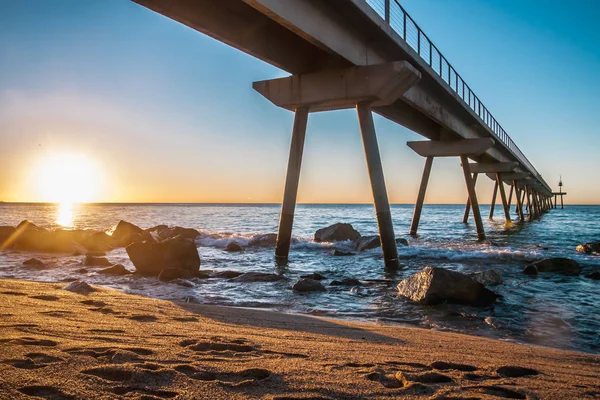 Alba sul mare — Foto Stock