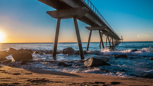 Alba sul mare — Foto Stock