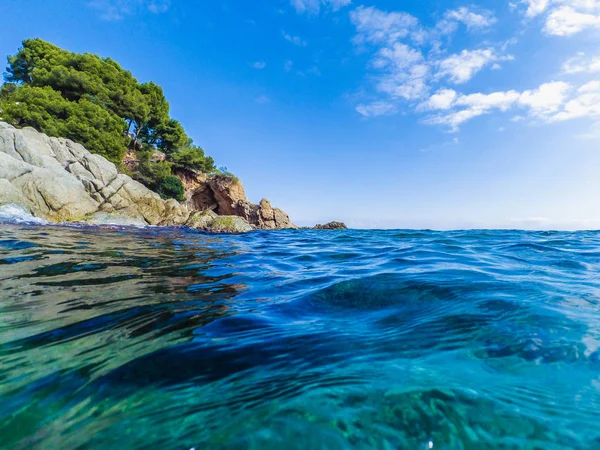Морской Пейзаж Коста Браве Каталония Испания — стоковое фото