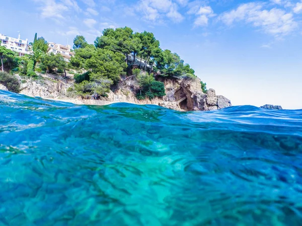 Deniz Manzarası Costa Brava Katalonya Spanya — Stok fotoğraf