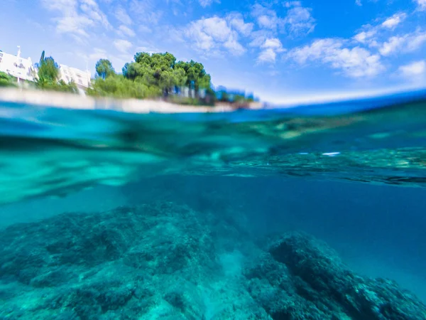 Deniz manzarası, Costa Brava, Katalonya, İspanya