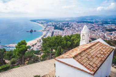 Deniz manzarası, Costa Brava, Katalonya, İspanya