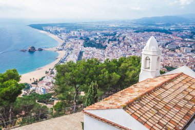 Deniz manzarası, Costa Brava, Katalonya, İspanya
