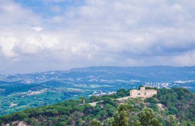 Deniz manzarası, Costa Brava, Katalonya, İspanya