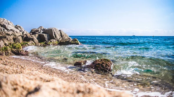 Zeegezicht Costa Brava Catalonië Spanje — Stockfoto