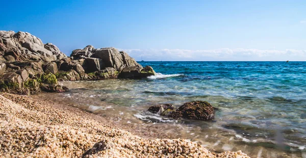 Морской Пейзаж Коста Браве Каталония Испания — стоковое фото