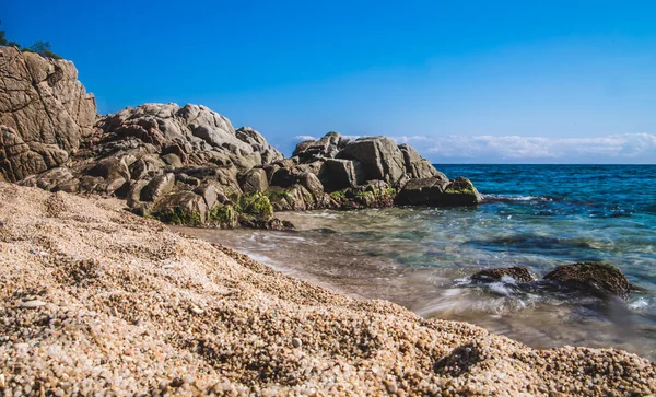 Deniz manzarası, Costa Brava, Katalonya, İspanya