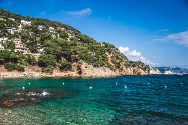 Deniz manzarası, Costa Brava, Katalonya, İspanya