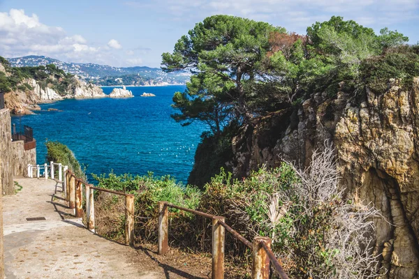 Deniz manzarası, Costa Brava, Katalonya, İspanya