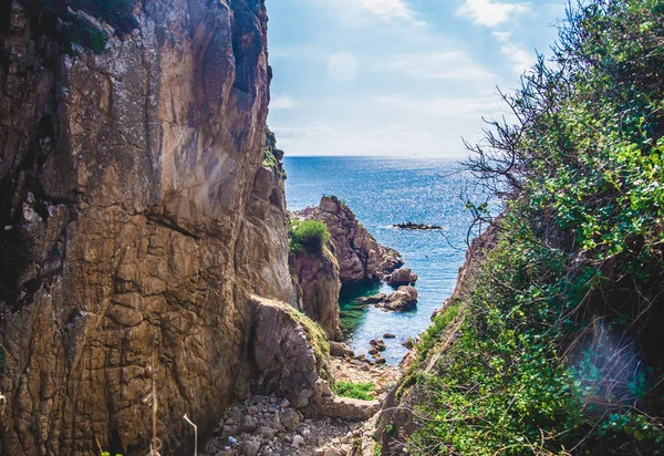 Seascape Costa Brava Catalunha Espanha — Fotografia de Stock