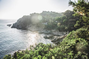 Lloret de Mar 'daki manzara, Costa Brava, İspanya