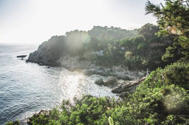 Lloret de Mar 'daki manzara, Costa Brava, İspanya