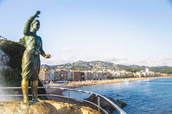 Lloret de Mar 'daki manzara, Costa Brava, İspanya
