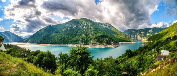 Montañas Montenegro Durmitor Piva Tara Panorama — Foto de Stock