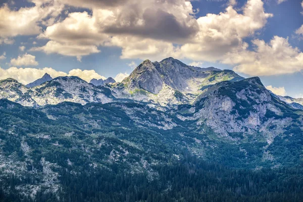 Krásná Krajina Černé Hory Hory Černé Hory Moře Hory Panorama — Stock fotografie